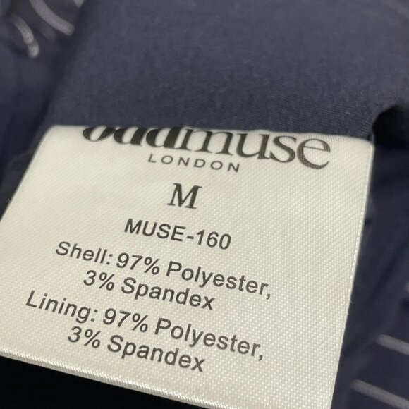 Odd Muse Pinstripe Tailored Pants Women’s M Navy - Picture 3 of 7